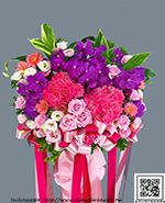 編號:AH002535 - 歐式藝術花籃