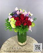 編號:B001006 - 水柔軟系列A102-玻璃花器盆花