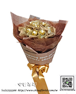 編號: F001714_ - 甜蜜 -金莎巧克力花束