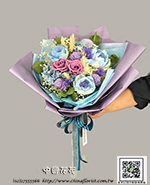 編號:PB0003 - 永生花-花束1-祝福永遠長久