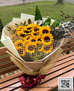 編號:f001740 - 心中的太陽-向日葵花束